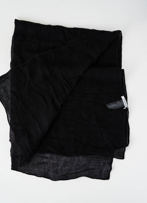 Echarpe noir PIECES pour femme