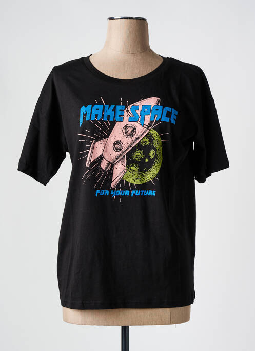 T-shirt noir ICHI pour femme