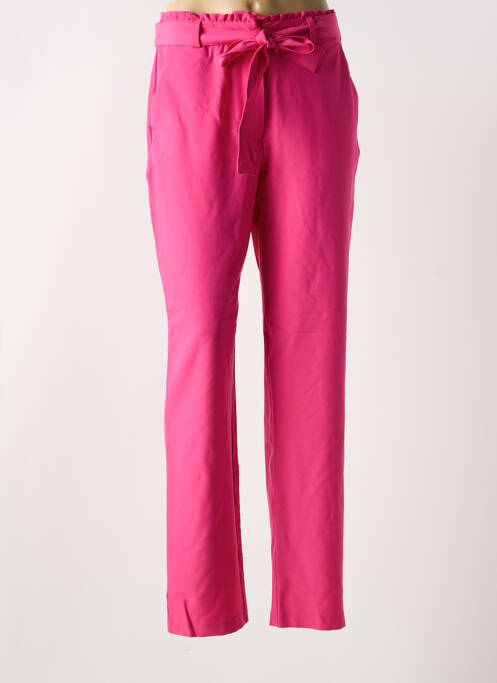 Pantalon chino rose PIECES pour femme