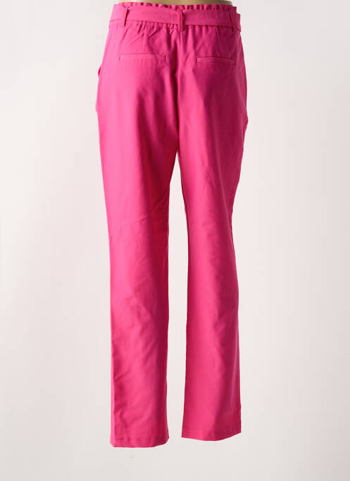 Pantalon chino rose PIECES pour femme