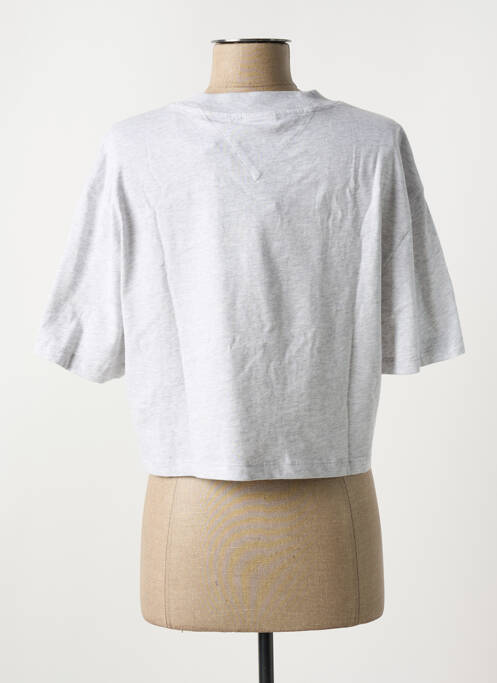 T-shirt gris TOMMY HILFIGER femme