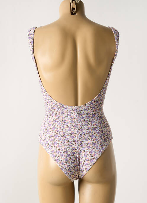 Maillot de bain 1 pièce violet PIECES femme