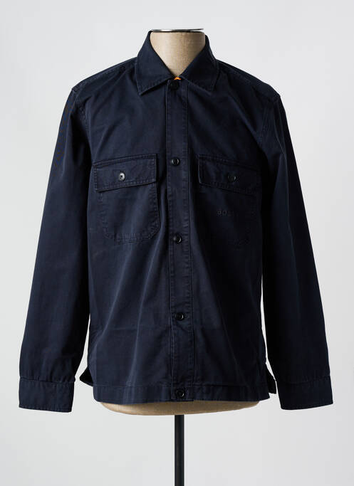 Chemise manches longues bleu HUGO BOSS pour homme