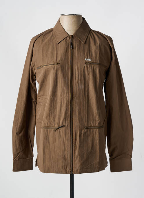 Coupe-vent marron RAINS pour homme