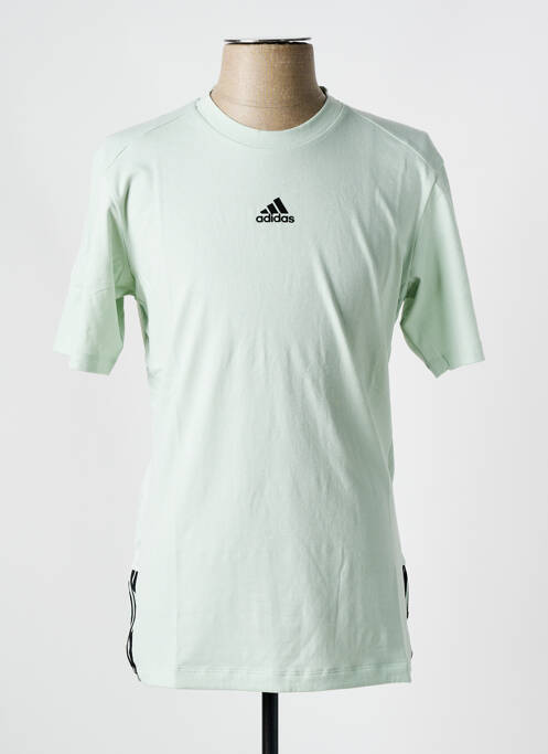 T-shirt vert ADIDAS pour homme