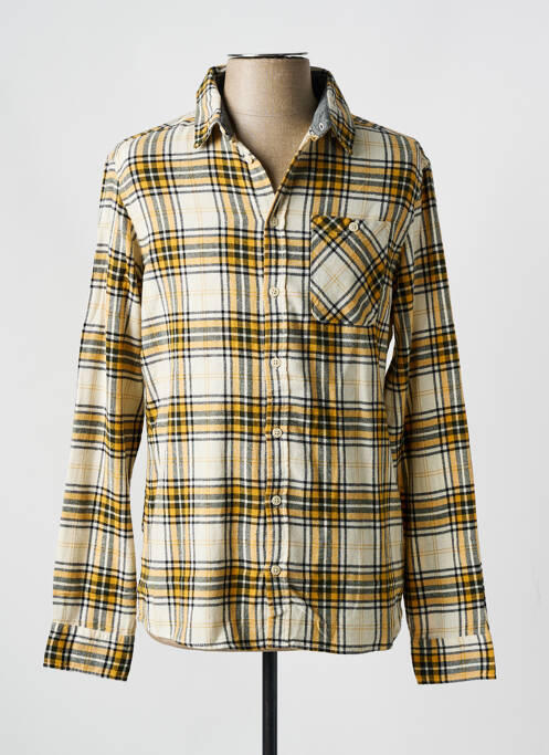 Chemise manches longues jaune BLEND pour homme