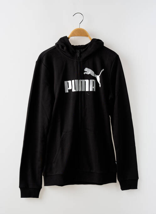 Sweat-shirt à capuche noir PUMA pour fille