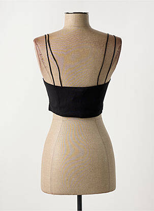 Top col carré noir TOMMY HILFIGER femme