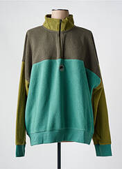 Sweat-shirt vert NIKE pour femme seconde vue