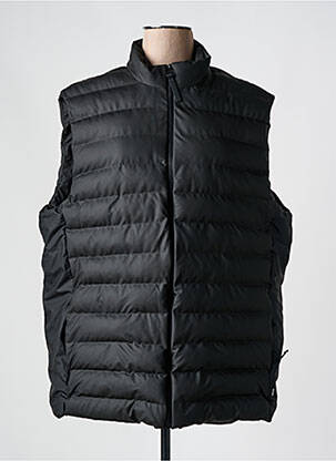 Doudoune col col montant noir RAINS femme