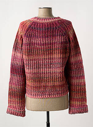 Pull col rond rose STELLA FOREST femme