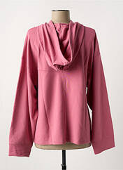 Sweat-shirt à capuche rose NIKE pour femme seconde vue