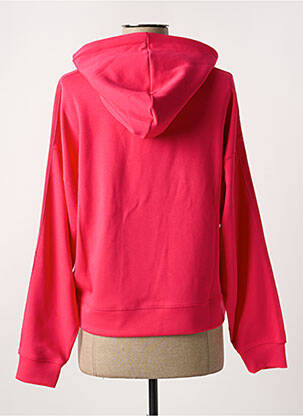 Sweat-shirt à capuche col rond rose TOMMY HILFIGER femme