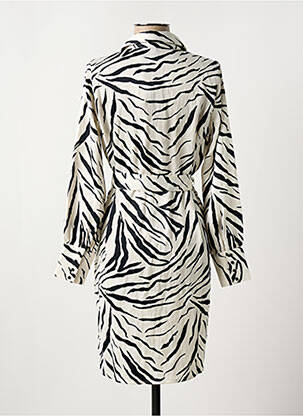 Robe mi-longue col v noir VERO MODA femme