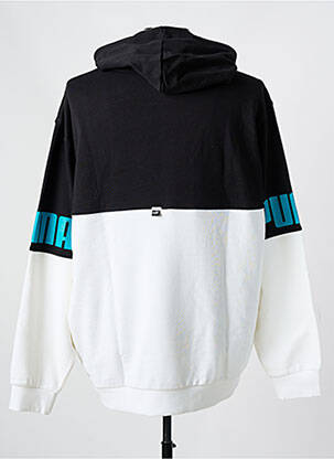 Sweat-shirt à capuche col rond blanc PUMA homme