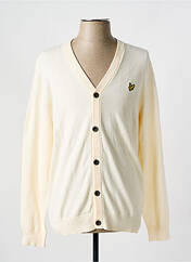Gilet manches longues blanc LYLE & SCOTT pour homme seconde vue