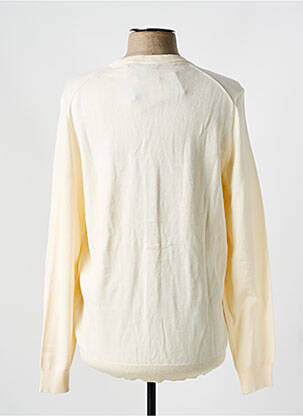 Gilet manches longues col v blanc LYLE & SCOTT homme