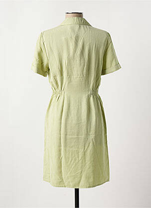 Robe courte col v vert VERO MODA femme
