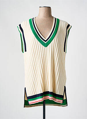 Pull col v blanc GANT femme