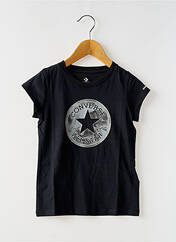 T-shirt noir CONVERSE pour fille seconde vue
