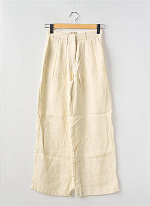 Pantalon large beige VILA femme