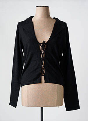 Pull col v noir NA-KD femme