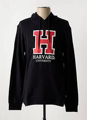 Sweat-shirt à capuche noir ONLY & SONS pour homme seconde vue