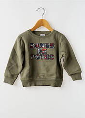 Sweat-shirt vert TAPE À L'OEIL pour garçon seconde vue