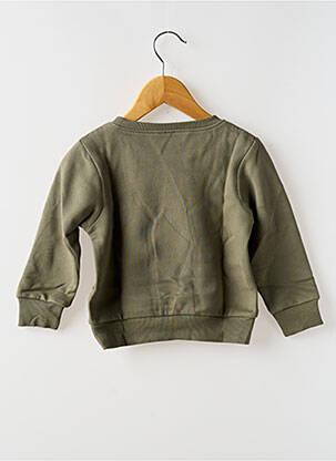 Sweat-shirt col rond vert TAPE À L'OEIL garcon