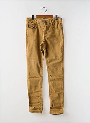Pantalon slim marron TAPE À L'OEIL pour garçon