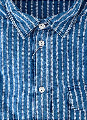 Chemise manches longues bleu CASUAL FRIDAY homme