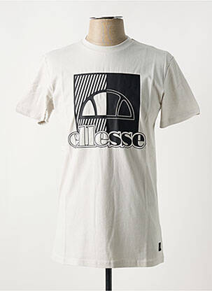 T-shirt col rond gris ELLESSE homme