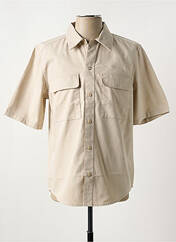 Chemise manches courtes beige ONLY & SONS pour homme seconde vue