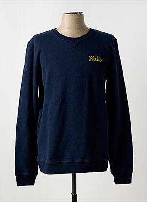 Sweat-shirt col rond bleu KULTE homme