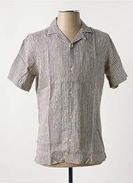 Chemise manches courtes noir CASUAL FRIDAY homme