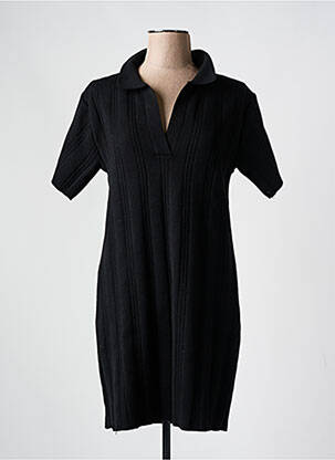 Robe courte col v noir NA-KD femme