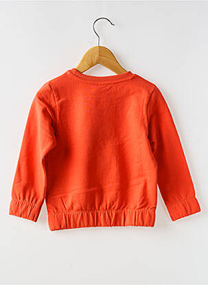 Sweat-shirt col rond orange NAME IT fille
