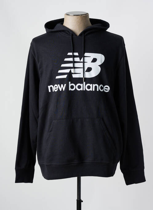 Sweat-shirt à capuche noir NEW BALANCE pour homme