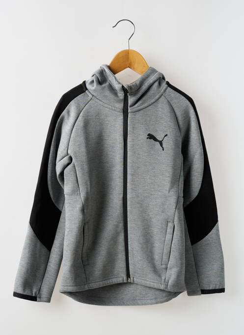 Veste casual gris PUMA pour garçon