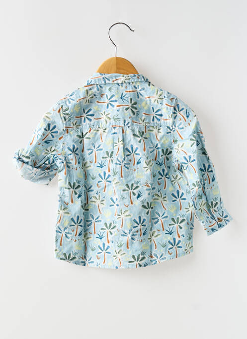 Chemise manches longues bleu TAPE À L'OEIL pour garçon