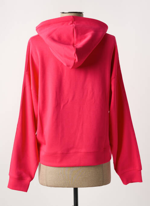 Sweat-shirt à capuche rose TOMMY HILFIGER pour femme