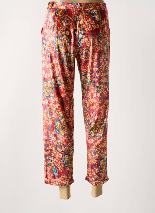 Pantalon droit rouge WILD pour femme