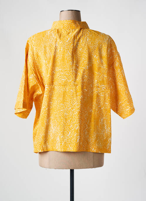 Blouse jaune ICHI pour femme