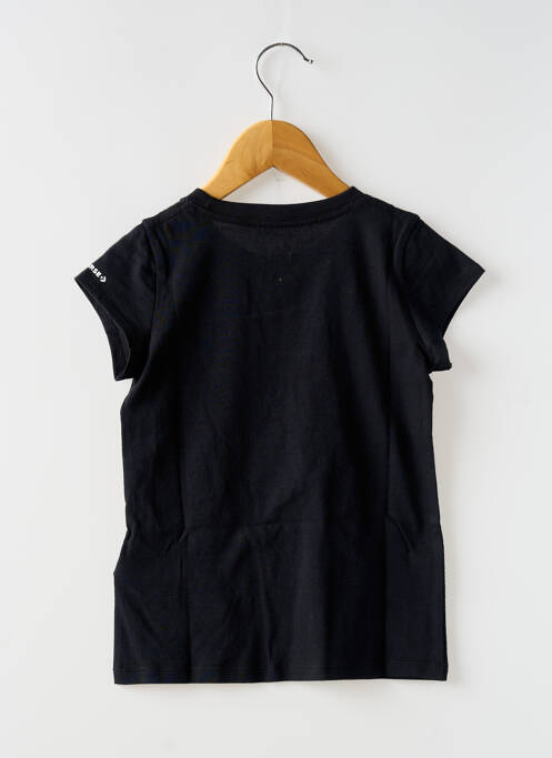 T-shirt noir CONVERSE pour fille