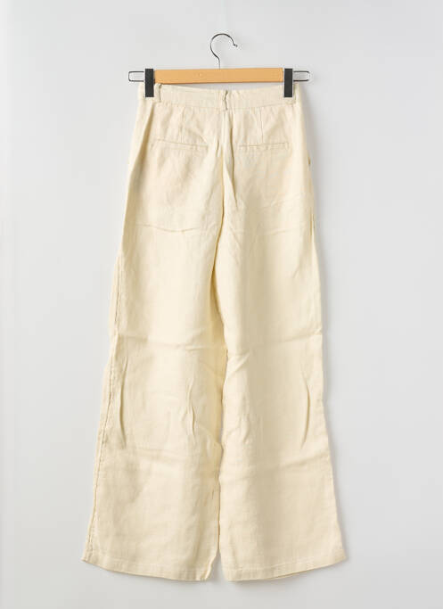 Pantalon large beige VILA pour femme