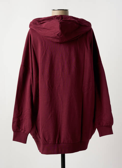 Sweat-shirt à capuche rouge NOISY MAY pour femme