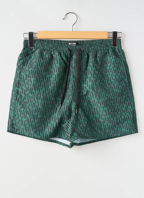 Short vert ONLY & SONS pour homme