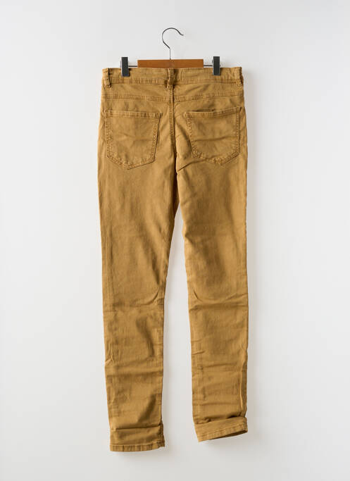 Pantalon slim marron TAPE À L'OEIL pour garçon