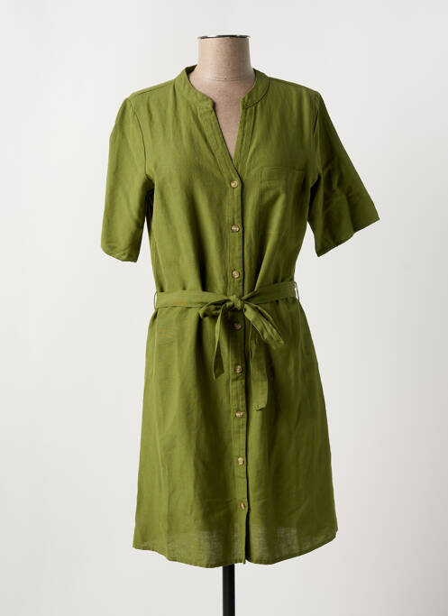 Robe courte vert VILA pour femme