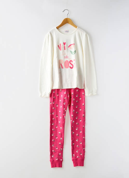 Pyjama blanc TAPE À L'OEIL pour fille